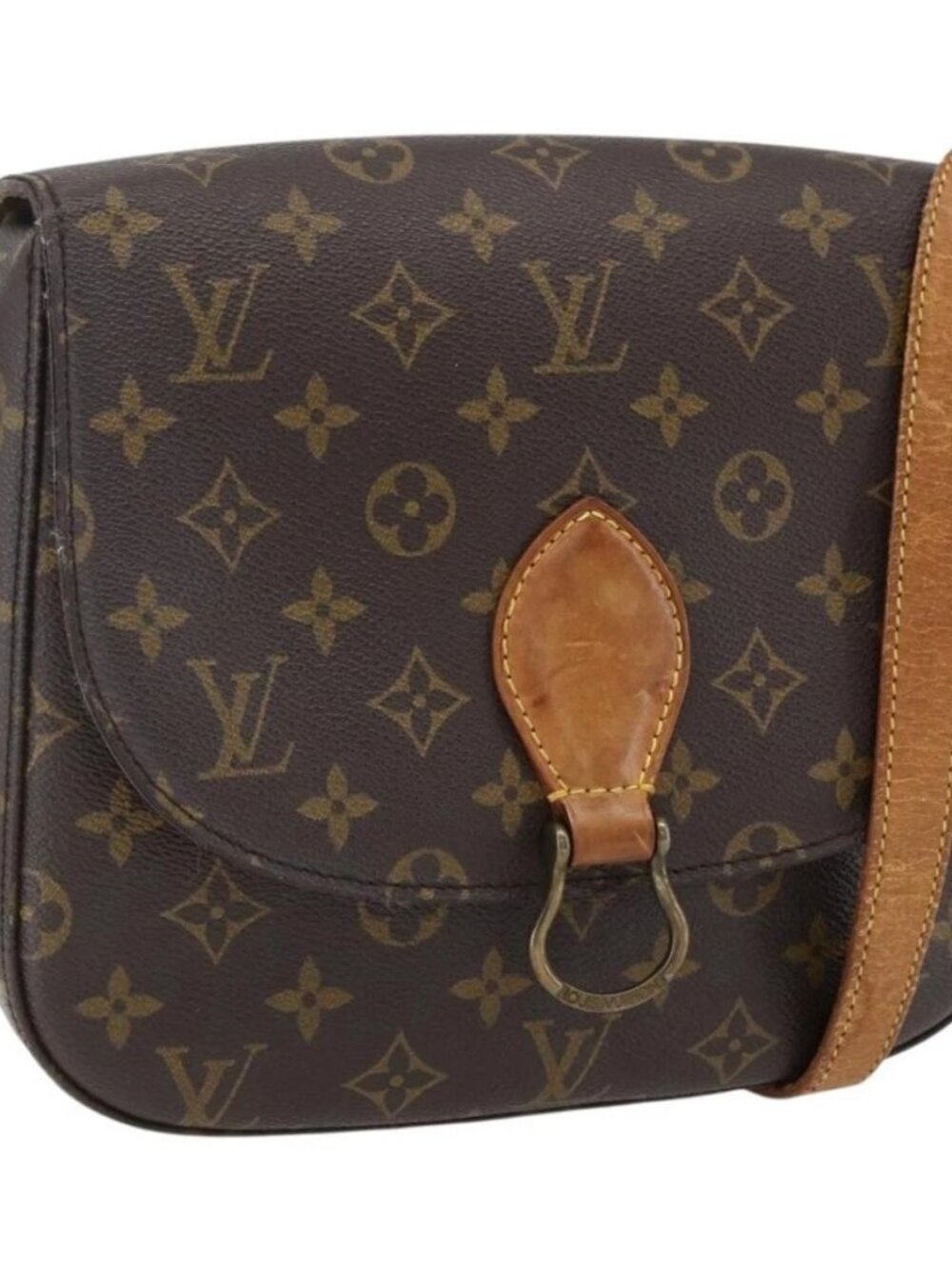LOUIS VUITTON Monogram Saint Cloud GM Shoulder Bag M51242 LV Auth ep13188